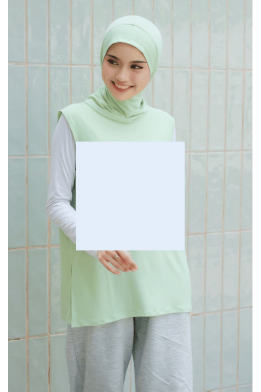 Farina Hijab Outer Mint